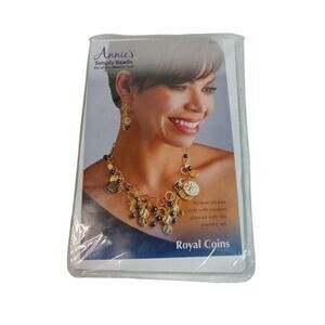 Annie's Simply Beads Kit of the Month Club Royal Coins Necklace and Earrings Set